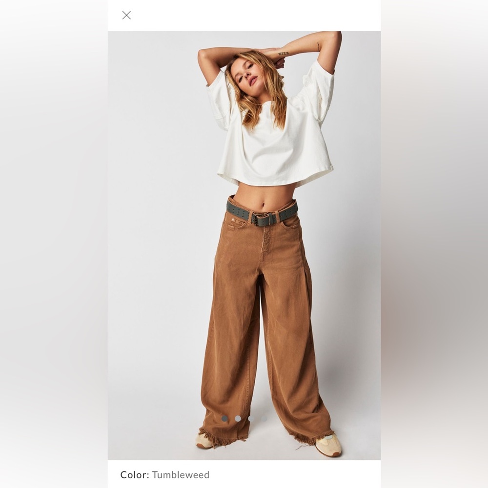 Free People - We the Free Old West Slouchy Jeans - NWT